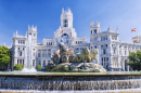 Fontaines de Cibeles à Madrid, Espagne