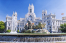 Fontaines de Cibeles à Madrid, Espagne
