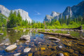 Vallée de Yosemite avec El Capitan