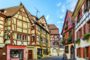 Centre-ville de Colmar, Alsace, France