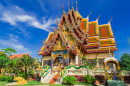 Temple Wat Plai Laem, Thaïlande