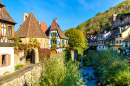 Village historique en Alsace, France