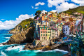 Village de pêcheurs de Riomaggiore , Italie