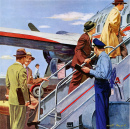Publicité d'American Airlines, 1950