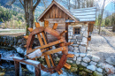Moulin à eau à Kranjska Gora, Slovénie
