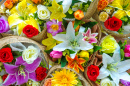 Bouquets chez le fleuriste