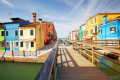 Ile de Burano, Venise, Italie