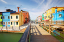 Ile de Burano, Venise, Italie