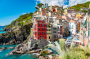 Village de Riomaggiore, Cinque Terre, Italie