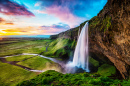 Cascade de Seljalandsfoss, Islande