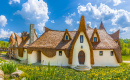 Clay Castle of Porumbacu Village, Romania