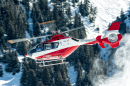 Hélicoptère Eurocopter EC135 T1 à Courchevel