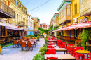 Café de rue à Tbilisi, Géorgie
