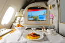 Première classe d'un Airbus A380 des Emirates