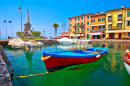 Port de Lazise, Lac de Garde, Italie