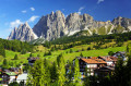 Resort de Cortina d'Ampezzo, Tyrol du Sud, Italie