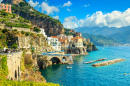 Côte d'Amalfi, région de Campania, Italie