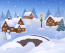 Village en hiver