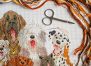 Chien en broderie