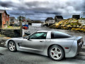 Corvette à Peggy's Cove