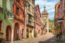 Village de Riquewihr, Alsace, France