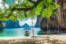 Débarquement sur l'ile de Koh Lao, Thaïlande