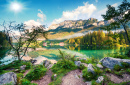 Lac de Hintersee, Alpes Autrichiennes