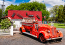 Ancien camion de pompiers à Douglas, Washington