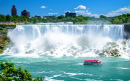 Les chutes du Niagara un jour ensoleillé