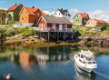 Village de pêcheurs Henningsvaer, îles Lofoten, Norvège