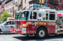Camion de pompier à New York City