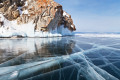 Ile d'Olkhon et le lac gelé de Baikal, Sibérie