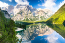 Lac de Braies, Tyrol du Sud, Italie