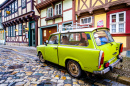 Old Trabant in Quedlinburg, Germany