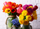 Fleurs en vases
