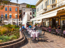 Cafés de rue, Desenzano del Garda, Italie