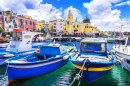 Île de Procida en Campanie, Italie