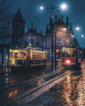 rainy night in Portugal