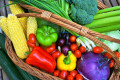 Légumes dans un panier