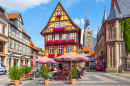 Place de la ville de Quedlinburg, Allemagne