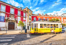 Tram de Remodelado à Lisbonne, Portugal