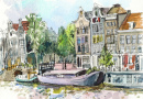Amsterdam à l'aquarelle