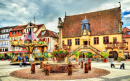 Place principale de Molsheim, France