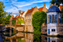 Vieille ville Médiévale de Bruges, Belgique