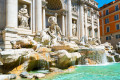Fontaine de Trevi à Rome, Italie