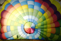 Dans un ballon à air chaud