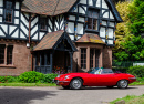 Classic Jaguar E-type à Chester, Royaume-Uni
