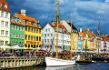 Front de mer de Nyhavn, Copenhague, Danemark