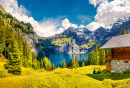 Lac Oeschinensee, Alpes Suisses