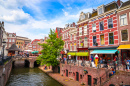 Vieux Canal, Utrecht, Les Pays-Bas